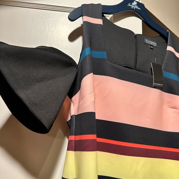 NWT Eloquii Scuba Cold Shoulder Dress - Picture 7 of 7